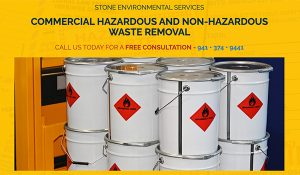 hazardous and non-hazardous waste drums